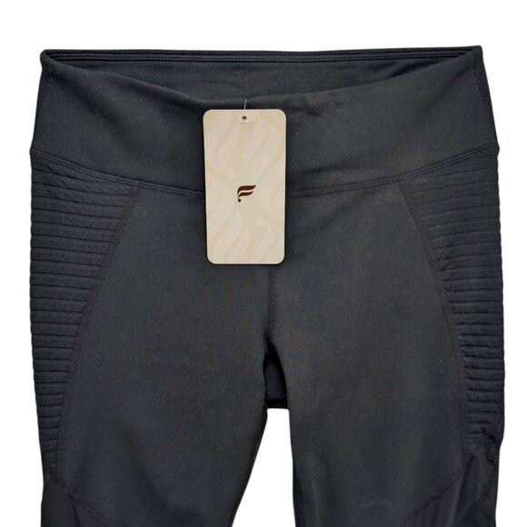 Fabletics Salar Statement Powerhold Leggings Womens Black Stretch Pants Size S - Picture 3 of 12
